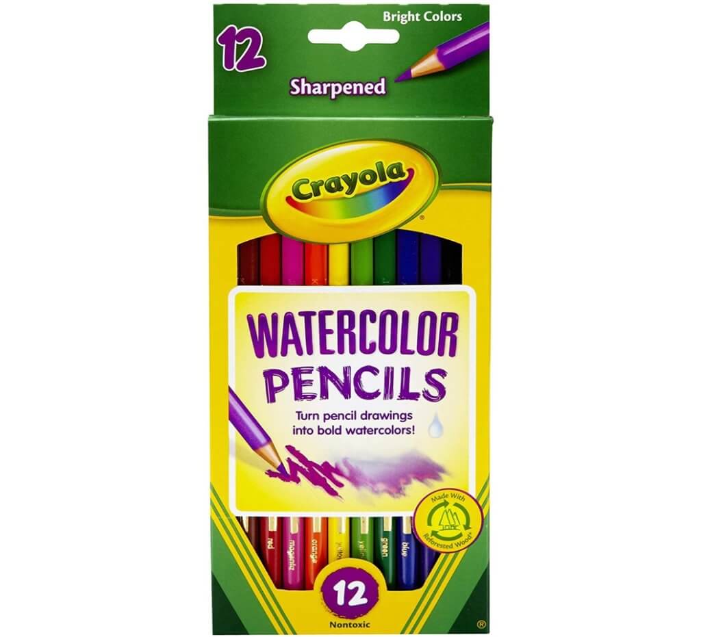 Crayola Colored Water Color Pencil 12 Colours The School Box