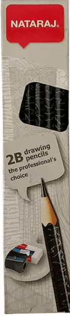 Nataraj 2B Pencils Sketch Art Drawing Pencils High Quality 4 pcs
