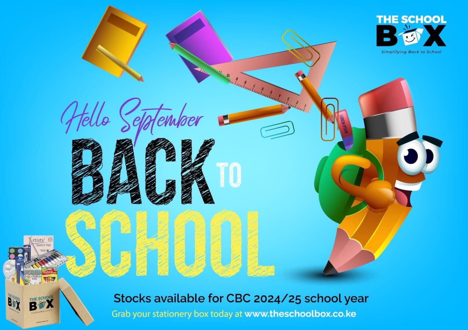 September Back to School - The Schoolbox