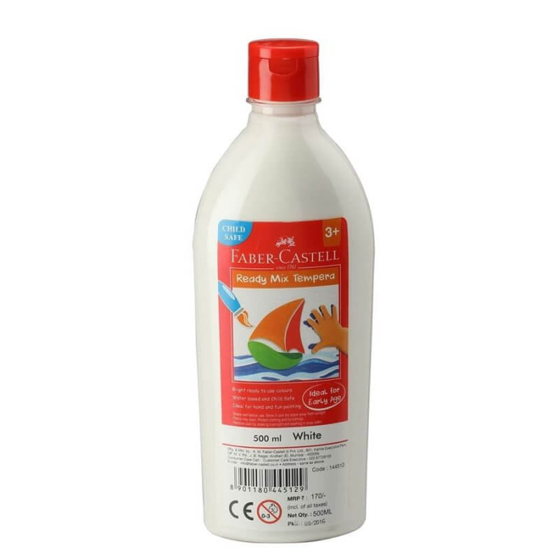 Ready Mix Tempera Paint 500ml White