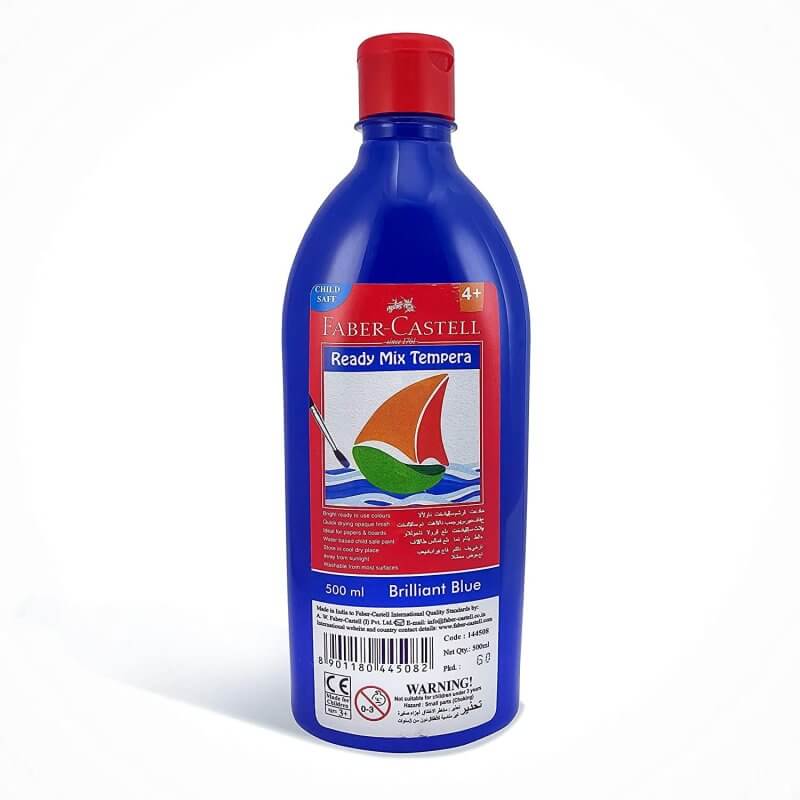 Ready Mix Tempera Paint 500ml Primary Blue