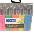 DOMS HIGHLIGHTER NEON PEN ASSORTED 80470